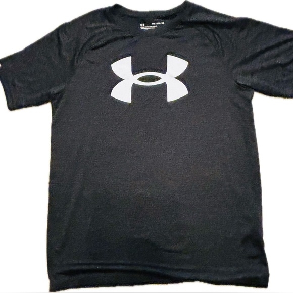 Boys under Armour Dri-Fit Size-YXL; Black & Slate Gray/EUC $15 for both - Picture 7 of 7